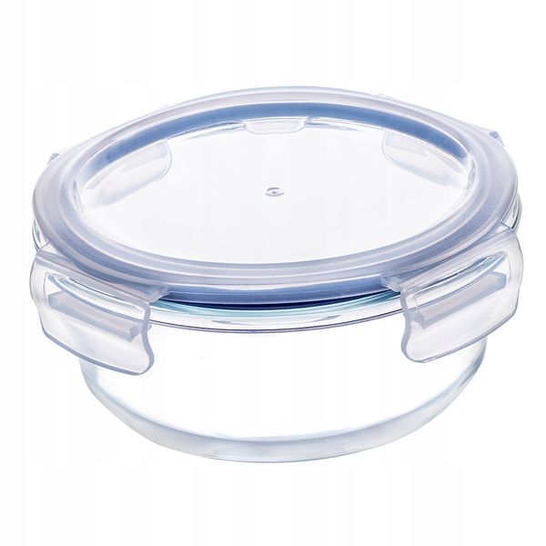 KADAX Szklany Pojemnik Na Żywność 1300ml Z Pokrywką Śniadaniówka zdjęcie 6