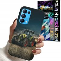 ETUI DO OPPO RENO 5 4G 5G - TRAKTOR CIĄGNIK POLE ROLNIK PLECKI + FOLIA