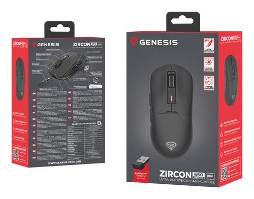 Mysz GENESIS Zircon 660 Pro Czarny na Arena.pl