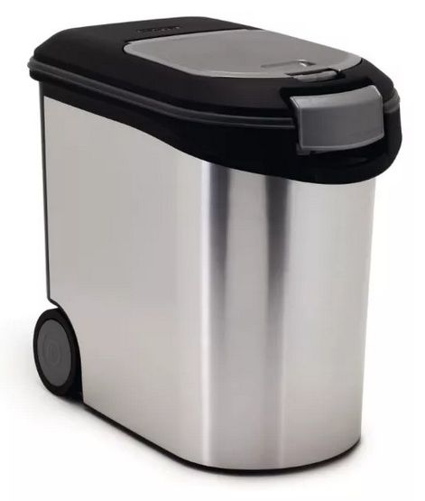 Curver Pojemnik na karmę srebrny 12kg zdjęcie 1