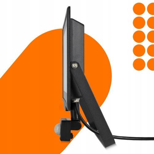 Naświetlacz LED Halogen 100W Reflektor Lampa Zewnętrzna Czujnik Ruchu na Arena.pl