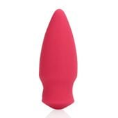 Cone Shaped Bullet Vibrator - Blushing Red