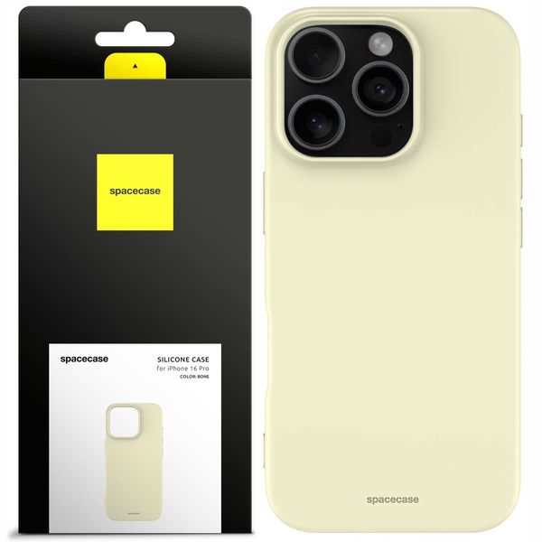 Spacecase Silicone Case Iphone 16 Pro Bone zdjęcie 1