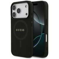 etui guess saffiano classic logo magsafe do iphone 17 pro czarny