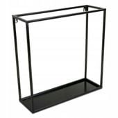 Półka nowoczesna do zawieszenia 45 cm loft czarna