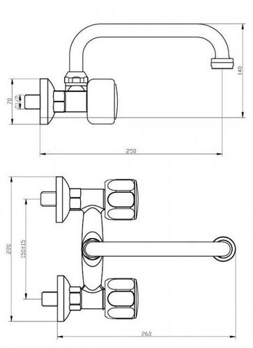 BATERIA MIESZAJĄCA UMYWALKOWA LUX-U na Arena.pl