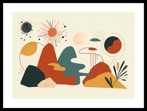 Plakat 42x29,7cm Kosmos Barw na Arena.pl