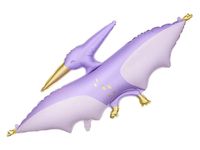 Balon foliowy Pterodaktyl fioletowy dinozaur 120 x 62 cm