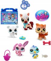 Littlest Pet Shop 3 FIGURKI PET SHOP DLA DZIECI ZESTAW Góry Zima Pet Shop