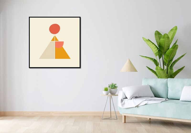 Plakat 90x90cm Piramida Równowagi zdjęcie 4