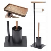 Metalowy stojak na papier toaletowy Szczotka toaletowa wolnostojąca