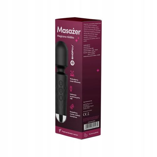 MASAŻER ŁECHTACZKI MOCNY WIBRATOR MAGICZNA RÓŻDŻKA STYMULATOR MAGIC WAND na Arena.pl