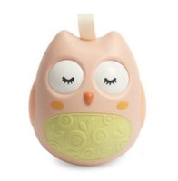 Wańka wstańka sowa sensoryczna kiwajka różowa