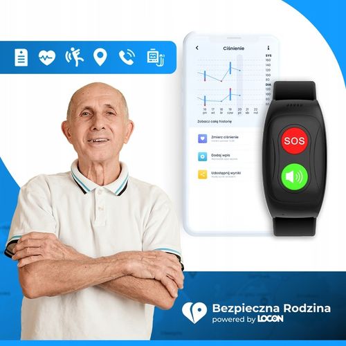 OPASKA SOS GPS DLA SENIORA LOCON LIFE NA DZIEŃ BABCI I DZIADKA na Arena.pl
