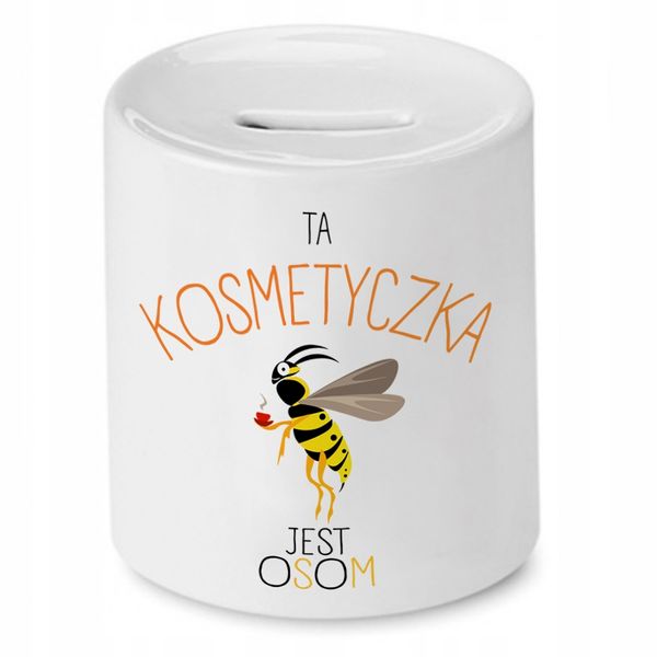 Skarbonka Dla Kosmetyczki Ta Kosmetyczka Jest Osom Z Nadrukiem Ze Zdjęciem zdjęcie 1