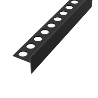 Profil brodzikowy 120 cm, spadkowy prawy stal nierdzewna, czarny mat