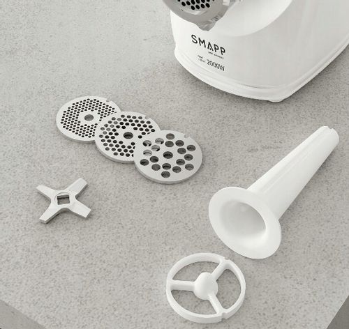 MASZYNKA DO MIELENIA MIĘSA SMAPP 489.8 BIAŁA 2000W na Arena.pl