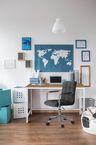 Fotel biurowy Cosmo Arm czarny velvet na Arena.pl