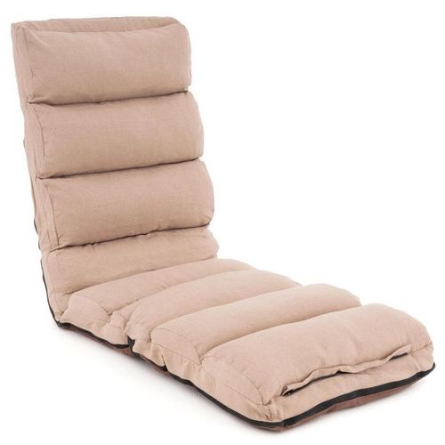 Leżak regulowany, kolor beżowy na Arena.pl