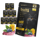 BULTI Superfood mokra karma dla kota Kaczka Borówka i Mniszek 10x100g