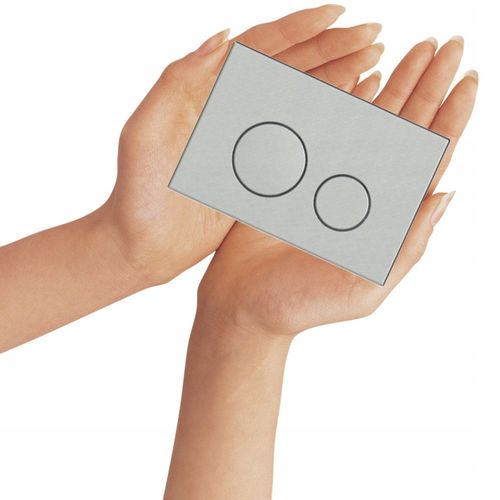 PRZYCISK DO SPŁUCZKI Cersanit CHROM MAT SATYNA WC Przycisk Spłukujący do WC na Arena.pl