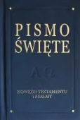 Pismo Święte Nowego Testamentu i psalmy, granatowe