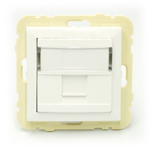 Efapel Logus90 element centralny do gniazda telefonicznego/komputerowego kość słoniowa 90441 smf na Arena.pl