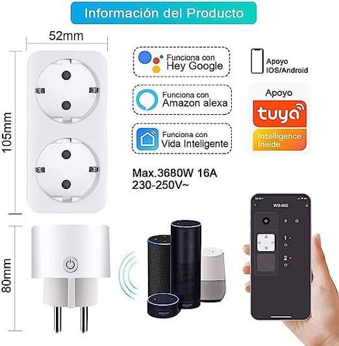 inteligentny rozgałęźnik sieciowy 2 gniazda 16a na Arena.pl