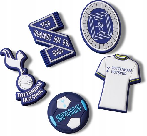 Przypinki Ozdoby Jibbitz Piny Do Butów Crocs Tottenham Hotspur 5pc na Arena.pl