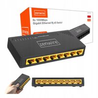 Switch Rozdzielacz LAN 8 Portów Gigabit Ethernet RJ45 1000 MB do Internetu