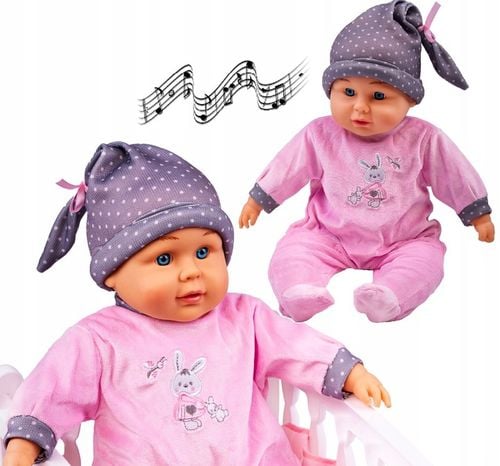 LALKA BOBAS DZIDZIUŚ MÓWIĄCY INTERAKTYWNA ZABAWKA 44cm GRATIS PIERŚCIONEK na Arena.pl