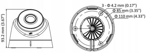 KAMERA KOPUŁKOWA IP HIKVISION DS-2CD1341G0-I/PL(2.8mm) 4 MPX na Arena.pl