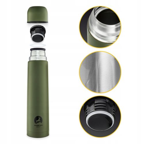 POJEMNY SZCZELNY TERMOS MOUNTAIN GOAT DUŻY 1L na Arena.pl