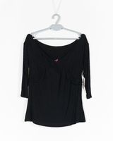 BLUZKA DAMSKIE CZARNE BASIC BY VERY R.44