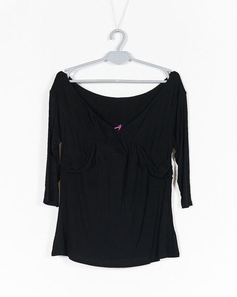 BLUZKA DAMSKIE CZARNE BASIC BY VERY R.44 zdjęcie 1