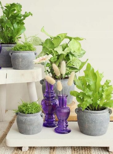 OSŁONKA DONICZKA 17,6 cm Amfora szara na Arena.pl