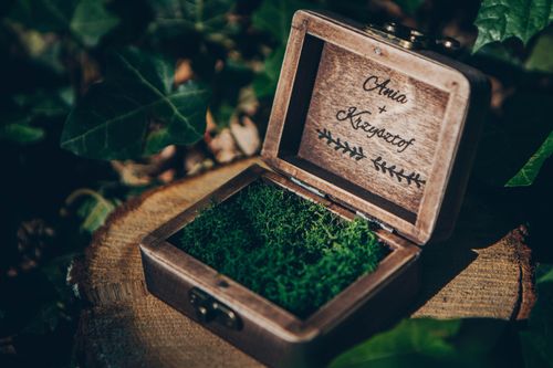 Pudełko na Obrączki - seria 2024 Ślub/Wesele na Arena.pl