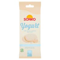 Sonko Wafle ryżowe w polewie jogurtowej 65 g (4 sztuki)