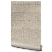 Tapeta W Rolce Beżowa CEGŁA Mur Ozdoba Kamień 3D