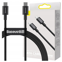 kabel usb-c do usb-c baseus superior series, 100w, 1m (czarny)