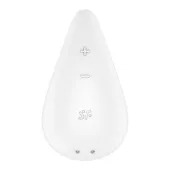 satisfyer dew drop - intymne urządzenie lay-on, 2 silniki, silikon