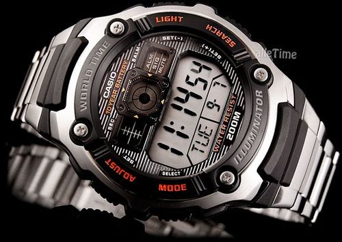 Casio NEON AE-2000WD-1A 20BAR + PUDEŁKO na Arena.pl