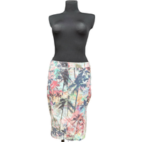 Spódnica Midi Lekka Wygodna Stylowa Bawełniana Kolorowa Rozmiar 38