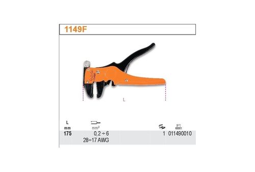 szczypce z mechanizmem tnącym do ściągania izolacji - be 1149f na Arena.pl