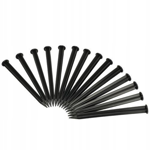 OBRZEŻE OGRODOWE 10m czarny 4,5cm trawnikowe border tworzywo + kotwy na Arena.pl