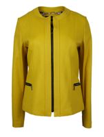 Zapinana klasyczna damska Skórzana kurtka "Aneta" z ozdobną plisą Bukowski Rozmiar odzieży XL