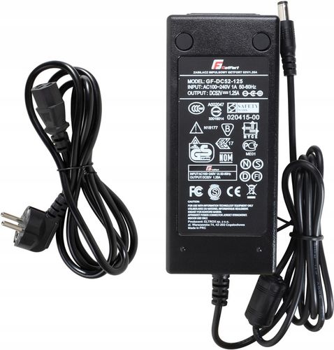 ZASILACZ IMPULSOWY GETFORT 52V/2.5A na Arena.pl