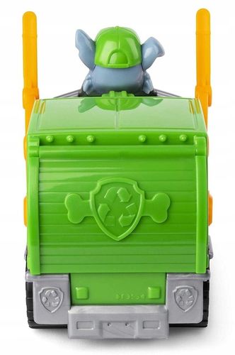 PSI PATROL FIGURKA ROCKY + POJAZD ŚMIECIARKA na Arena.pl