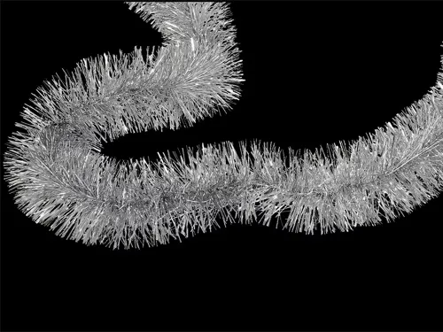 Girlanda choinkowa świąteczna łańcuch srebrny 2m na Arena.pl