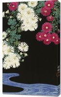 Obraz 60x100cm Chrysanthemums, Koson Japoński Vintage do Salonu